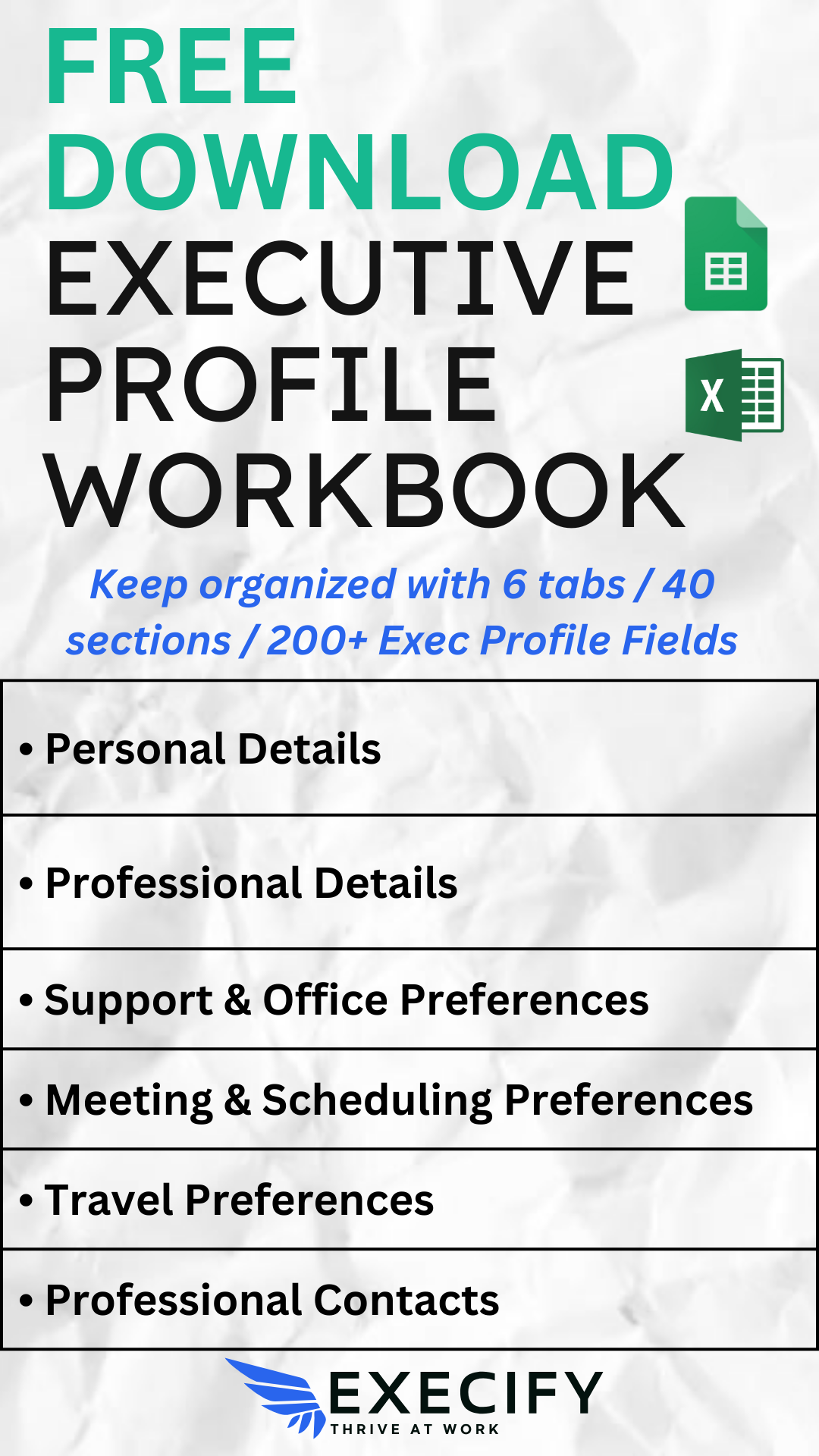 Executive Profile Workbook